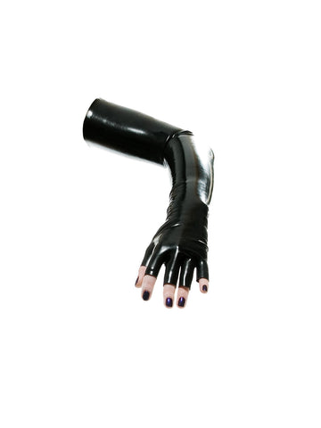 Fingerless opera glove